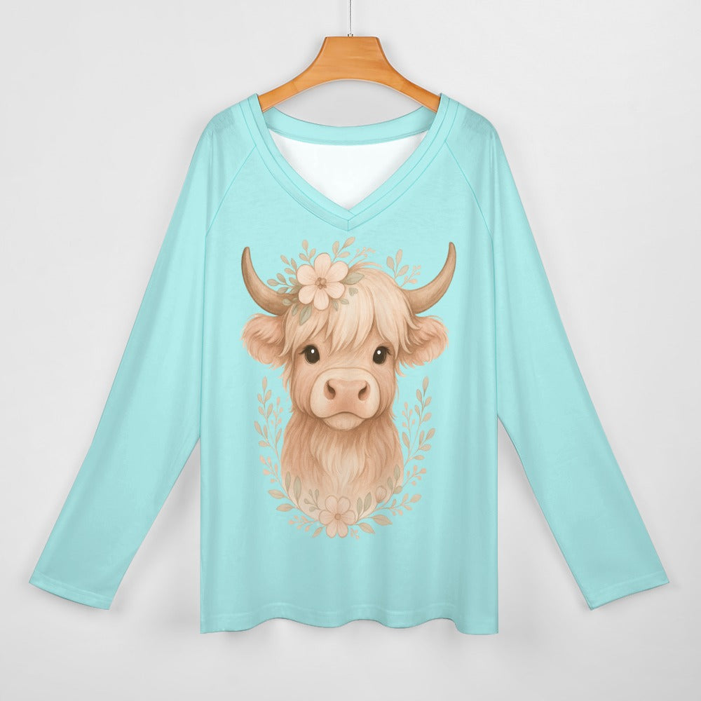 Cuddly Cow Graphic Tee – Soft, Relaxed Fit for Women